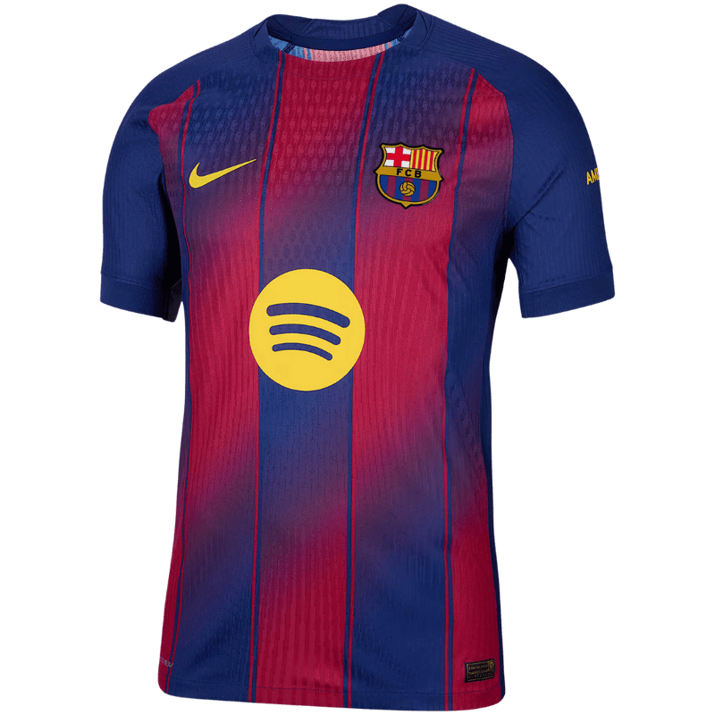 Camisa Barcelona Home 2025/2026 Nike Azul e Grená Torcedor Masculina