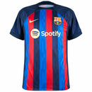 Camisa Barcelona Home 22/23 Torcedor Nike Masculina - Azul Marinho, Azul Royal e Vermelho