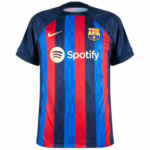 Camisa Barcelona Home 22/23 Torcedor Nike Masculina - Azul Marinho, Azul Royal e Vermelho