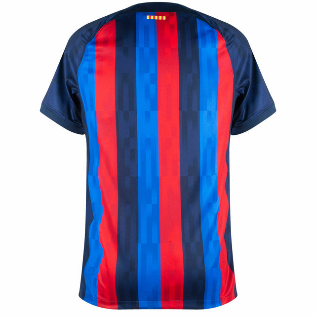 Camisa Barcelona Home 22/23 Torcedor Nike Masculina - Azul Marinho, Azul Royal e Vermelho