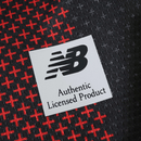 Camisa Bayer Leverkusen Home 2025/2026 New Balance Preta e Vermelha Torcedor Masculina