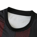 Camisa Bayer Leverkusen Home 2025/2026 New Balance Preta e Vermelha Torcedor Masculina