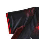 Camisa Bayer Leverkusen Home 2025/2026 New Balance Preta e Vermelha Torcedor Masculina