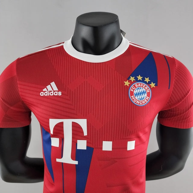 Camisa Bayern de Munique (mash-up) 22/23 Jogador Adidas Masculina - Vermelho