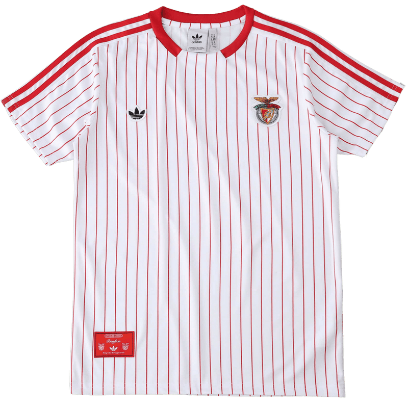 Camisa Benfica Originals Terrace Icons 2025/2026 Adidas Branca Masculina