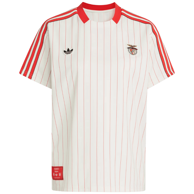 Camisa Benfica Originals Terrace Icons 2025/2026 Adidas Branca Masculina