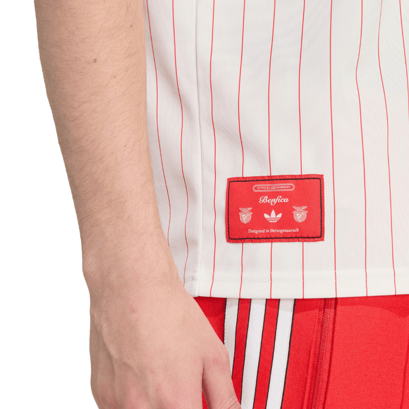 Camisa Benfica Originals Terrace Icons 2025/2026 Adidas Branca Masculina
