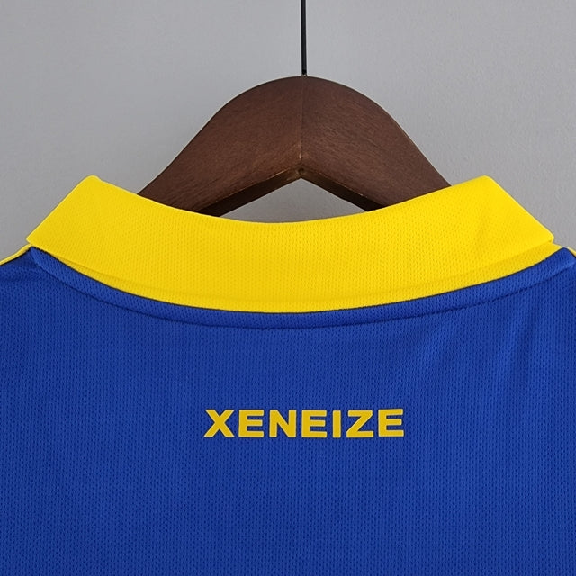 Camisa Boca Juniors Home 22/23 Torcedor Adidas Masculina - Azul e Amarela