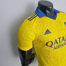 Camisa Boca Juniors Third 22/23 Jogador Adidas Masculina - Amarelo e Azul