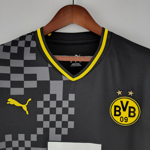 Camisa Borussia Dortmund II 22/23 - Torcedor Puma Masculina - Preta