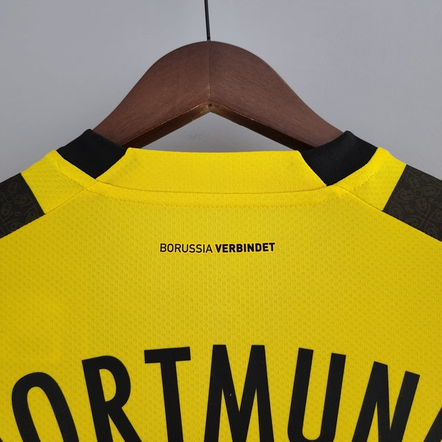 Camisa Borussia Dortmund I 22/23 - Torcedor Puma Masculina - Amarela e preta