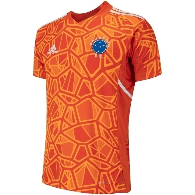 Camisa Cruzeiro Goleiro 22/23 Torcedor Adidas Masculina - Laranja