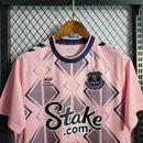 Camisa Everton Away 22/23 Torcedor Hummel Masculina - Rosa