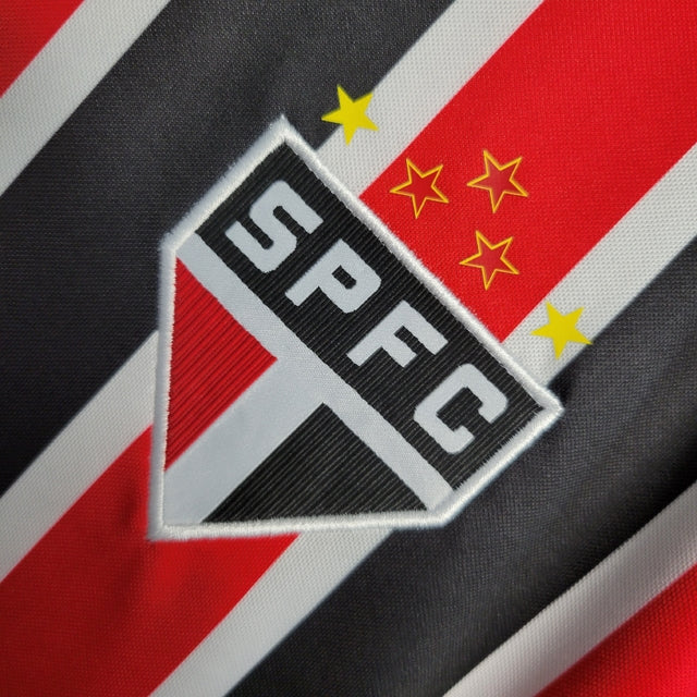 Camisa São Paulo II 23/24 -  Adidas Feminina - Vermelha e preta