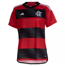 Camisa Flamengo I 23/24 - Feminina Adidas - Vermelho e Preto