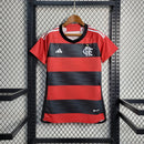 Camisa Flamengo I 23/24 - Feminina Adidas - Vermelho e Preto