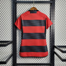 Camisa Flamengo I 23/24 - Feminina Adidas - Vermelho e Preto