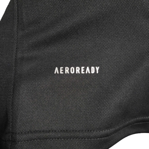 Camisa Flamengo 23/24 polo - Torcedor Adidas Masculina - Preta com detalhes em vermelho