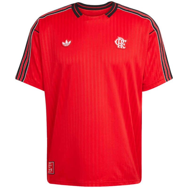 Camisa Flamengo Terrace Icons 2025 Adidas Vermelha