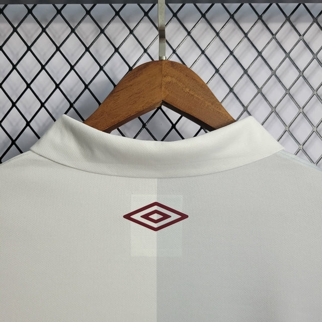 Camisa Fluminense 120 anos Torcedor Umbro Masculina - Branca e Cinza