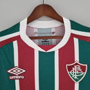 Camisa Fluminense I 22/23 Torcedor Umbro Masculina - Verde, Grená e Branco