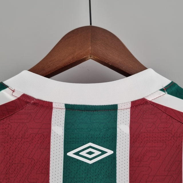 Camisa Fluminense I 22/23 Torcedor Umbro Masculina - Verde, Grená e Branco