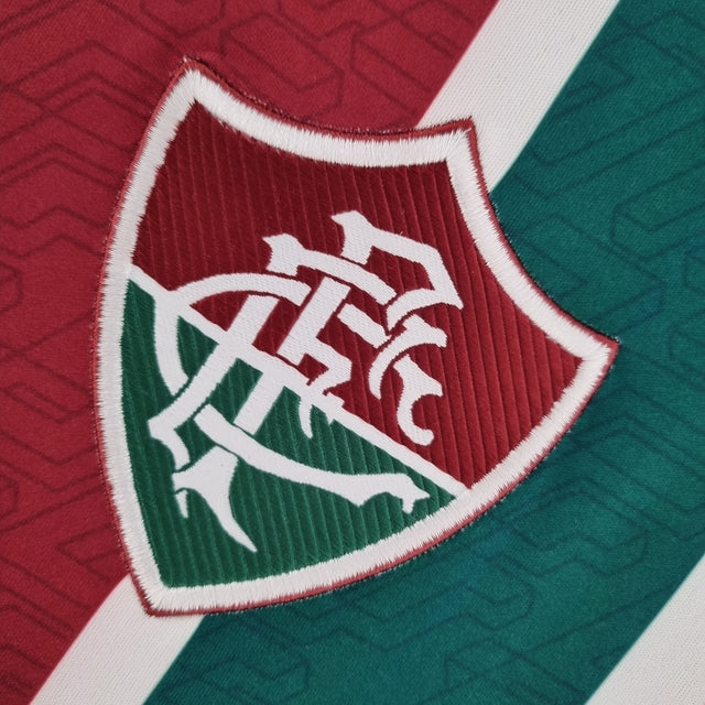 Camisa Fluminense I 22/23 Torcedor Umbro Masculina - Verde, Grená e Branco