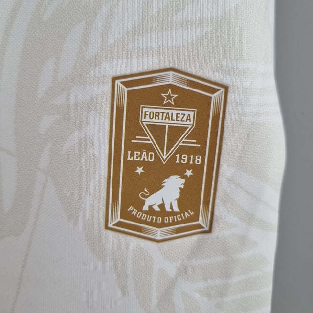 Camisa Fortaleza "La Dorada" Torcedor Leão 22/23 Masculina - Branca