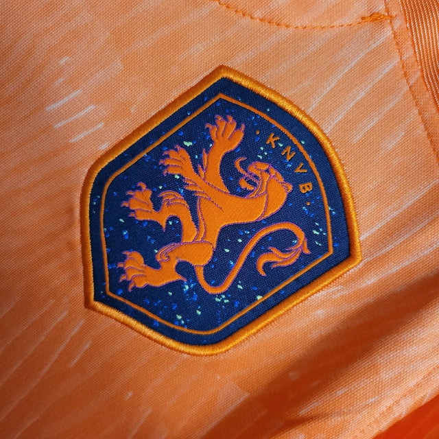 Camisa Seleção da Holanda I 23/24 -  Nike Feminina - Laranja