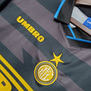 Camisa Retrô Inter de Milão II 1997/1998 - Masculina Umbro - Preta e cinza