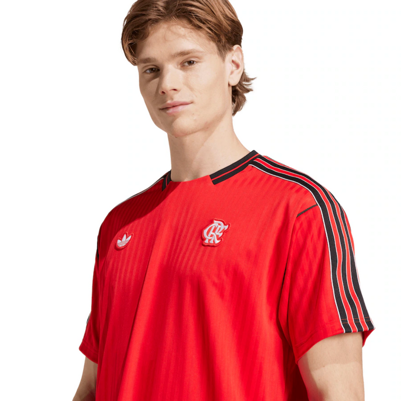 Camisa Flamengo Terrace Icons 2025 Adidas Vermelha