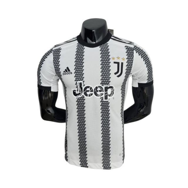 Camisa Juventus I 22/23 - Jogador Adidas Masculina - Branco com detalhes em preto