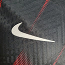 Camisa Red Bull Leipzig III 22/23 - Jogador Nike Masculina - Preta com detalhes em vermelho e amarelo