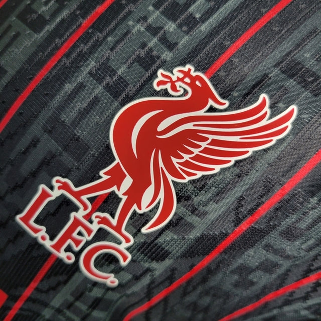 Camisa Liverpool 23/24 Jogador Nike Masculina - Preta