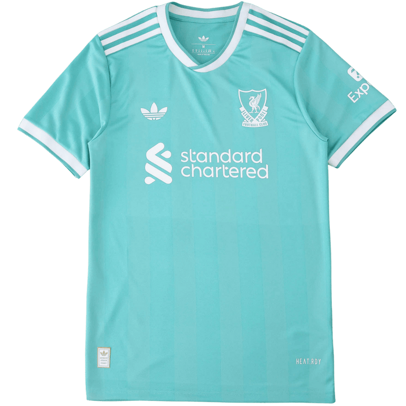 Camisa Liverpool Third 2025/2026 Adidas Verde Jogador Masculina
