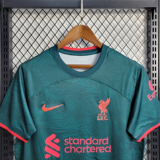Camisa Liverpool Third 22/23 Torcedor Nike Masculina - Azul petróleo