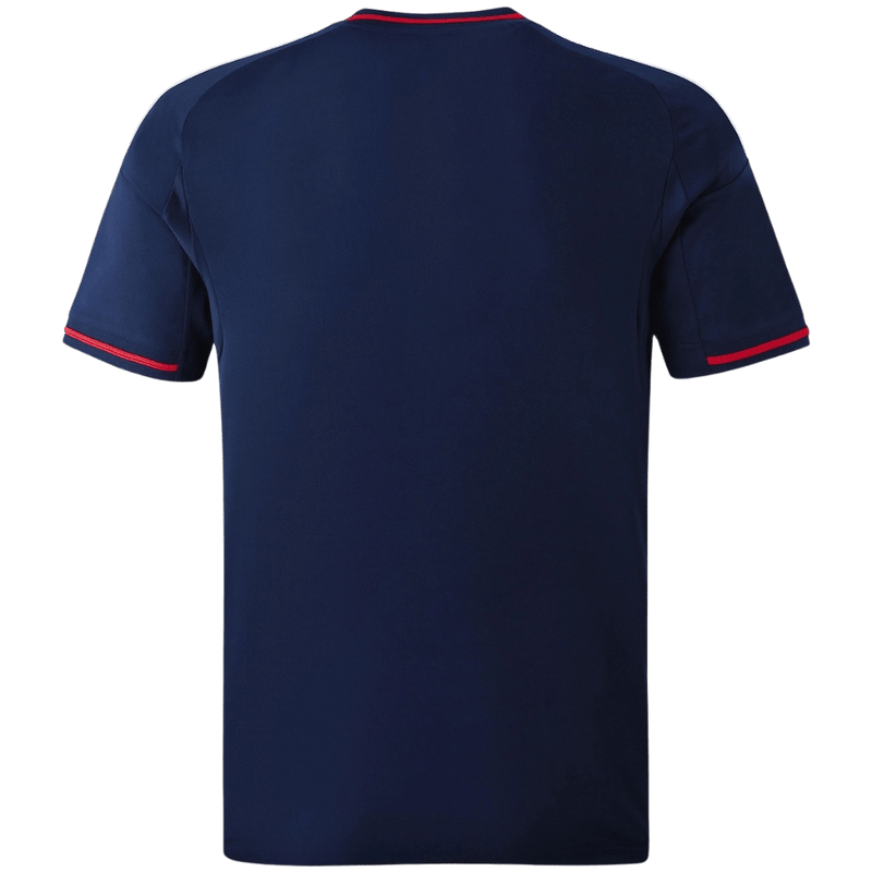 Camisa Lyon Away 2025/2026 Adidas Azul e Preta Torcedor Masculina