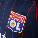 Camisa Lyon Away 2025/2026 Adidas Azul e Preta Torcedor Masculina
