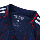 Camisa Lyon Away 2025/2026 Adidas Azul e Preta Torcedor Masculina