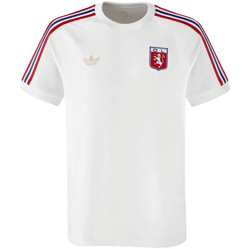 Camisa Lyon Originals 2025/2026 Adidas Branca Masculina