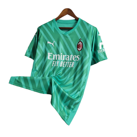 Camisa AC Milan Goleiro 23/24 - Torcedor Puma Masculina - Verde