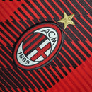 Camisa AC Milan I 23/24 - Torcedor Puma Masculina - Vermelha e preta