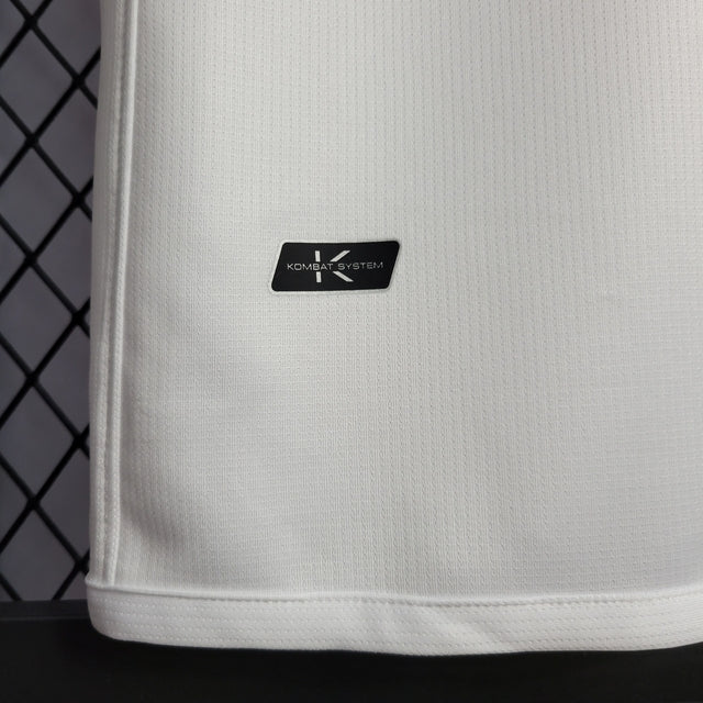 Camisa Monaco Home 22/23 Torcedor Kappa Masculina - Branca e Vermelha