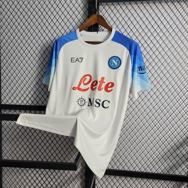 Camisa Napoli II 22/23 - Torcedor EA7 Masculina - Branca