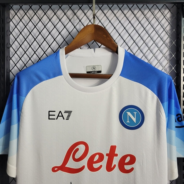 Camisa Napoli II 22/23 - Torcedor EA7 Masculina - Branca