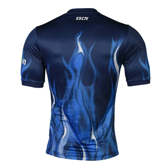 Camisa Napoli Flames Kit 22/23 - Torcedor EA7 Masculina - Azul