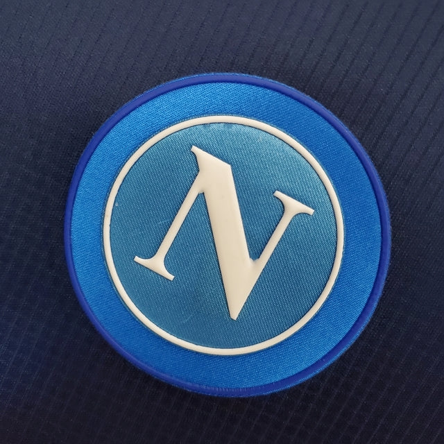 Camisa Napoli Flames Kit 22/23 - Torcedor EA7 Masculina - Azul