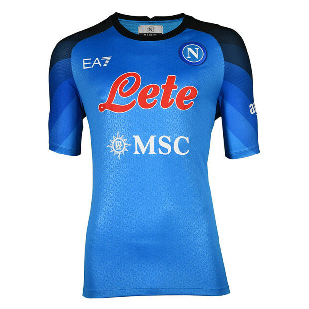Camisa Napoli I 22/23 - Torcedor EA7 Masculina - Azul