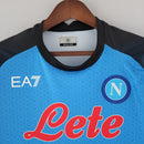 Camisa Napoli I 22/23 - Torcedor EA7 Masculina - Azul