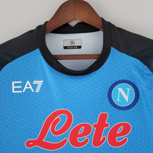 Camisa Napoli I 22/23 - Torcedor EA7 Masculina - Azul